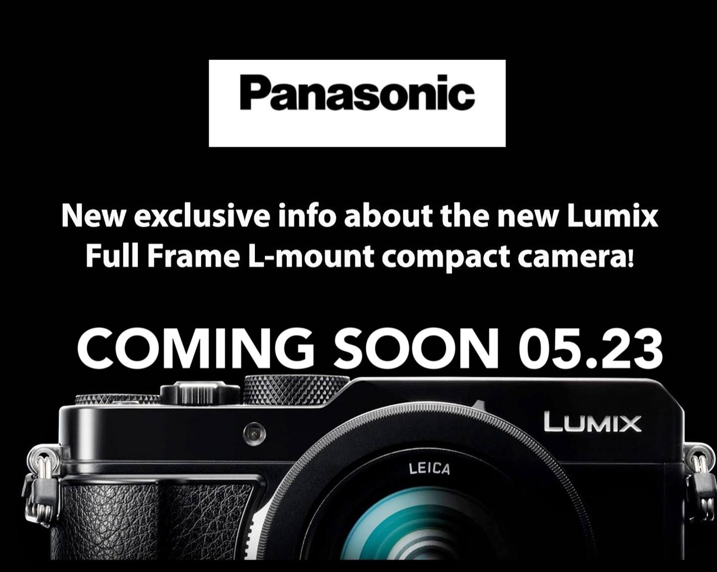 消息称松下5月23日发布Lumix S9全画幅无反相机，支持独特LUT功能