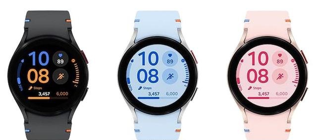 三星Galaxy Watch FE手表偷跑：黑、银、粉三色可选