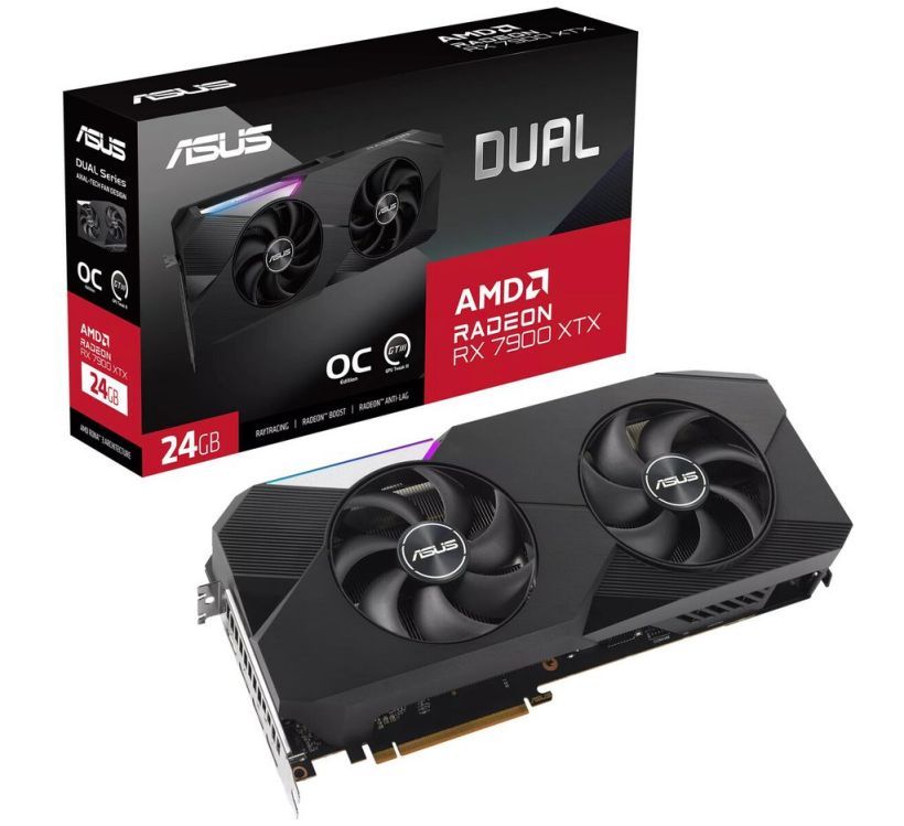 华硕推出Radeon RX 7900 XTX/XT两款DUAL OC显卡