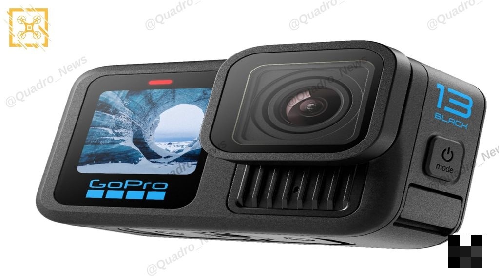 GoPro Hero 13 Black运动相机曝光：1900mAh电池、多款新Lens Mod配件